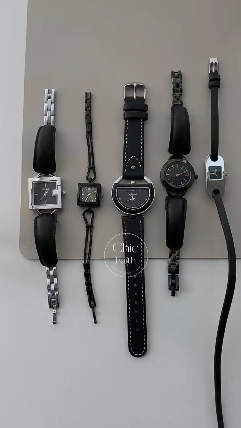 Black vintage ladies watches collection pictures