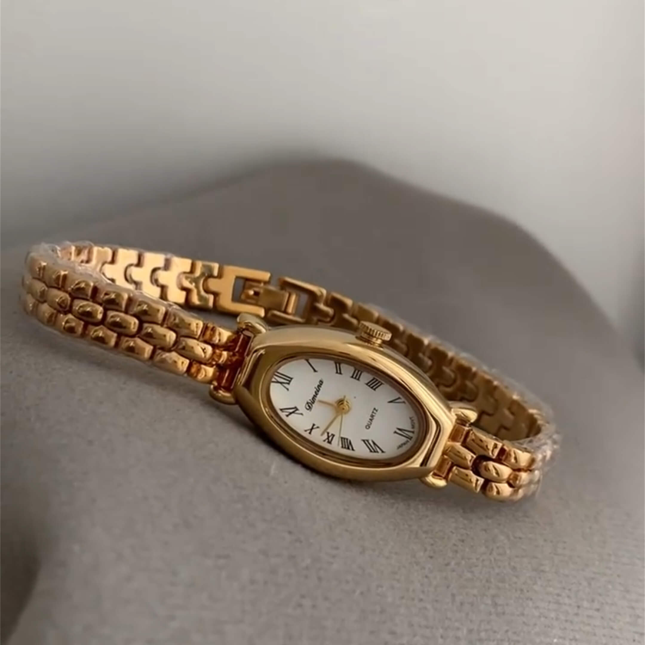 Dainty Gold Bracelet Watch for Women