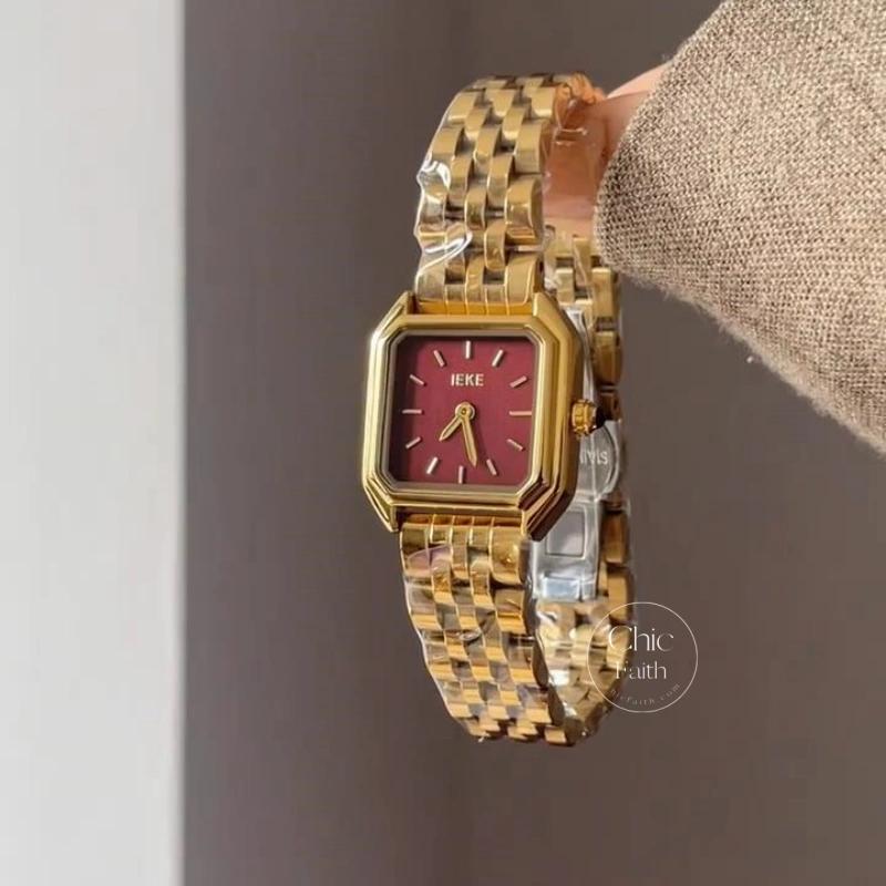 Retro Inspired Gold Women’s Watch Fashion Statement