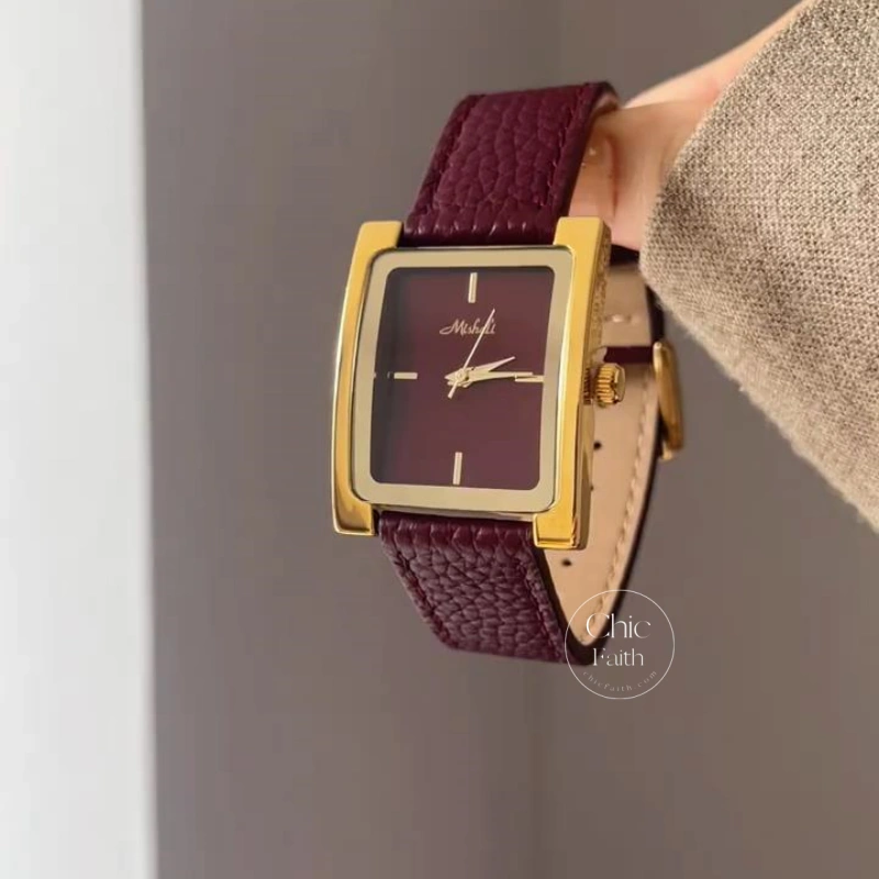 Sophisticated Square Face Ladies Watch