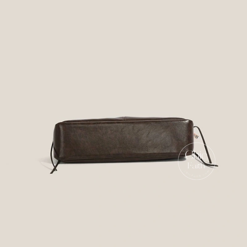 Chic Brown Women's Leather Shoulder Bag